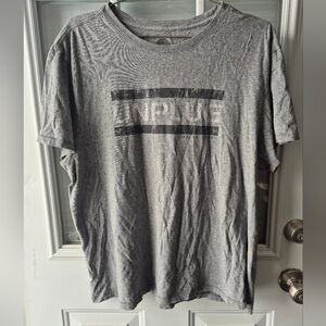 Life Is Good Gray 'Unplug' Tee